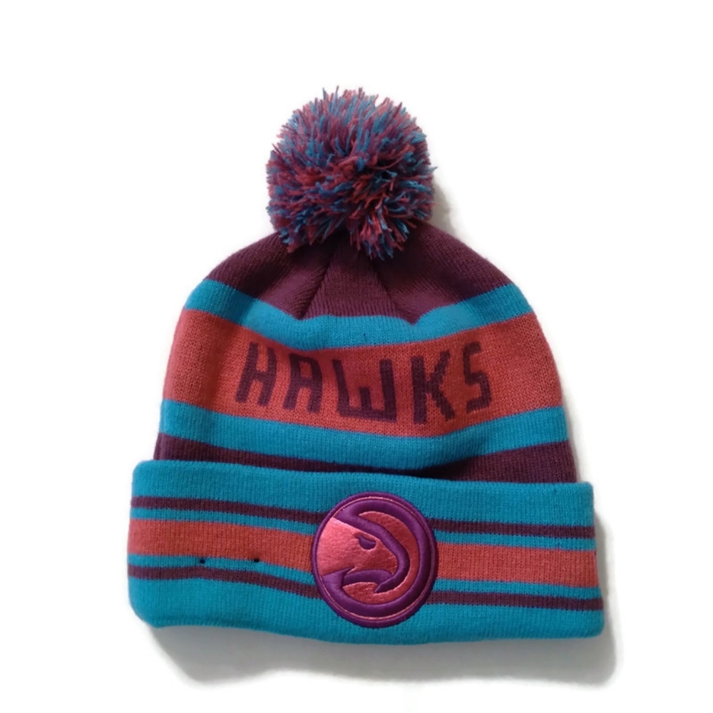 New Era NBA Atlanta Hawks Women Beanie Knit Hat One Size